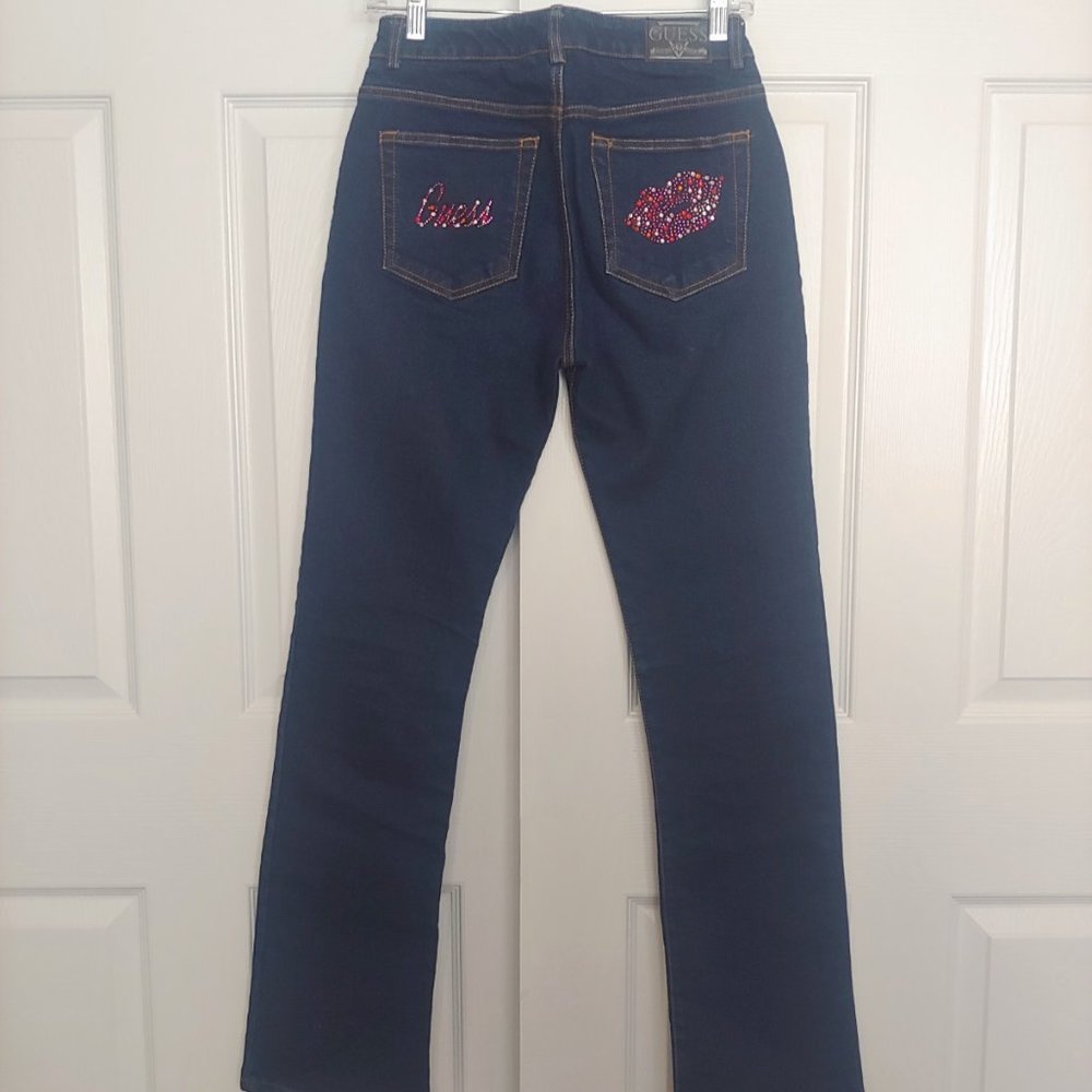 Guess Jeans -Y2k Rhinestone Mid-Rise